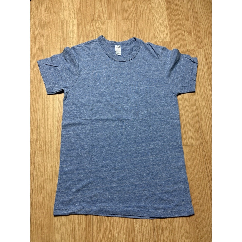 Alternative Earth Apparel Women's Small Blue T Shirt Relaxed Short Sleeve Soft